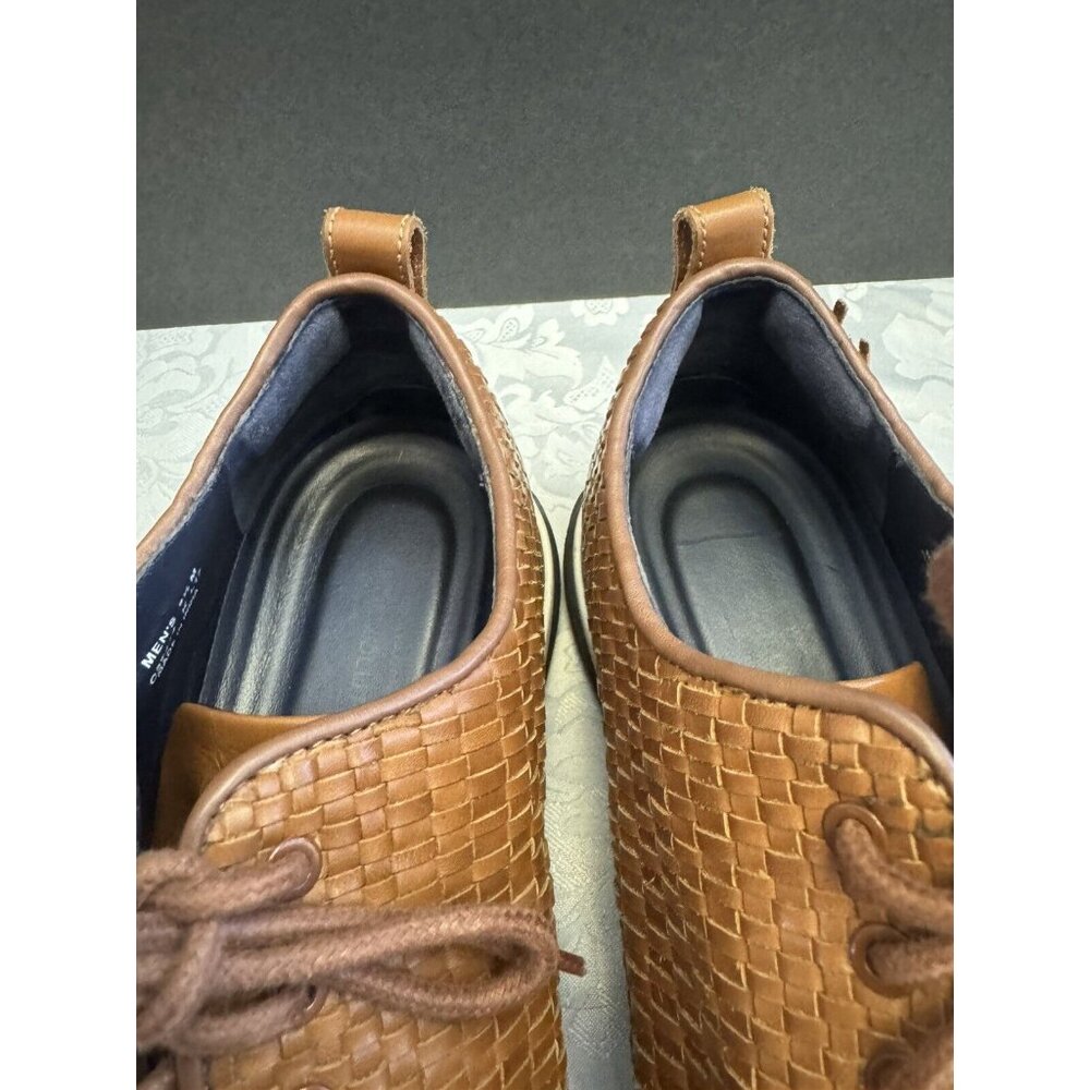 Cole Haan 9.5M Grand Evolution Woven Oxford In‎ Brown Leather Comfort Shoe - Picture 12 of 13